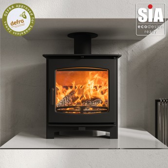 Ecosy+ Ottawa Deluxe Wide - Defra Approved 5kw - Eco Design Approved  - Woodburning Stove